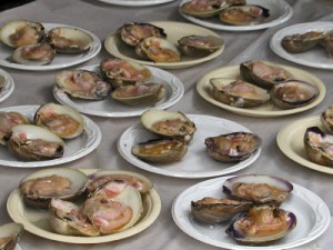 Clams on Half Shell