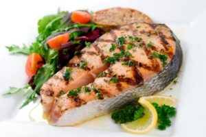 salmon steak